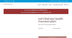 Desktop Screenshot of healthchoiceone.com
